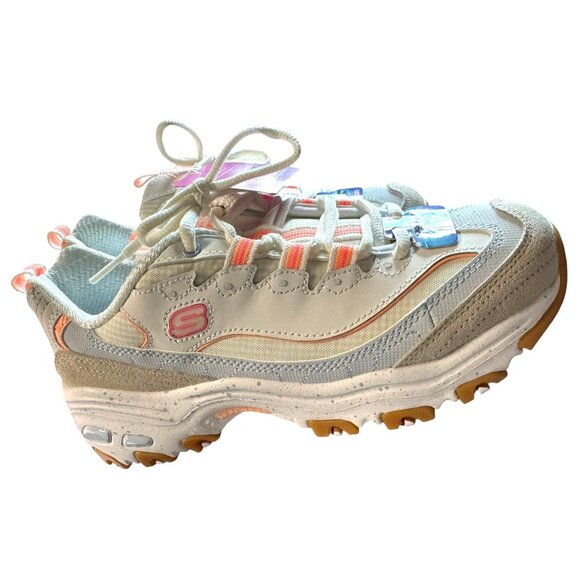 Skechers Women's D'Lites Bold Views Size 6 Memory Foam Athletic Shoes NEW - Picture 2 of 15